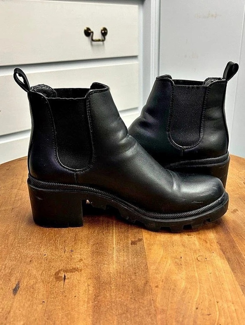 Steve Madden Black Ankle Boots